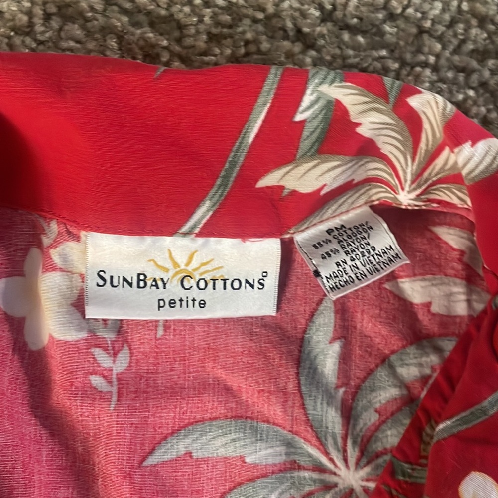 Vintage Hawaiian Button-Down T-Shirt - Picture 4 of 6